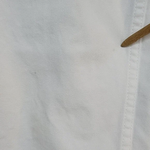 Ralph Lauren White Denim Jacket Womens Size 2X - Picture 3 of 10